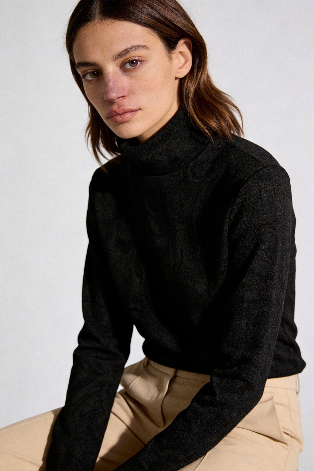 Floral Paisley Jacquard Blouse